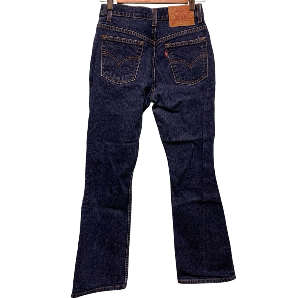 Levi’s petite 517 bootcut slim dark wash high waisted jeans - Picture 3 of 11